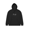 Open Your Eyes Hoodie — Graphic Black Relaxed Organic Hoodie